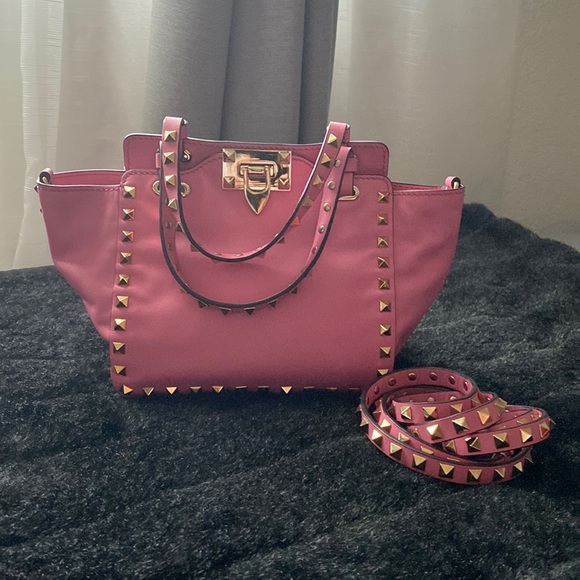 Valentino Garavani Handbags - Valentino Mini Rockstud Tote Bag